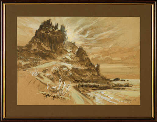 Шауфлер Гуго Вильгельмович. Утро. Кара-Даг, Крым 